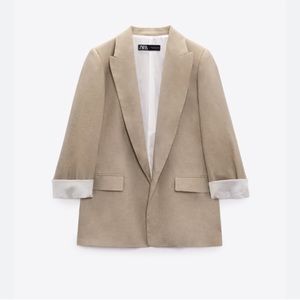 Zara Linen Blazer
